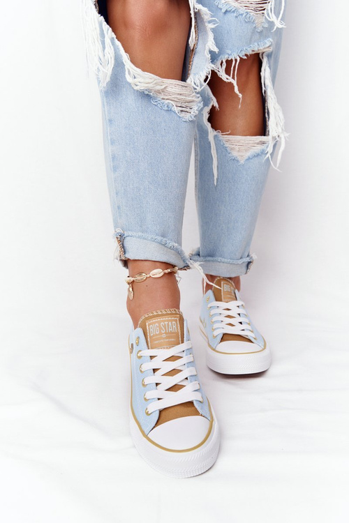 Classic Dámska veľká hviezda HH274457 modré tenisky