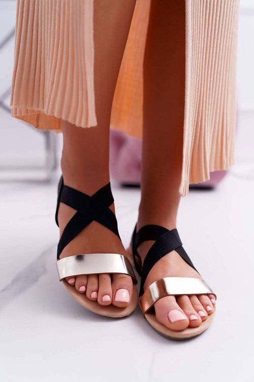 Ženské elegantné sandále Golden Carme