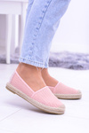 Dámské růžové perforované espadrilky Asumi