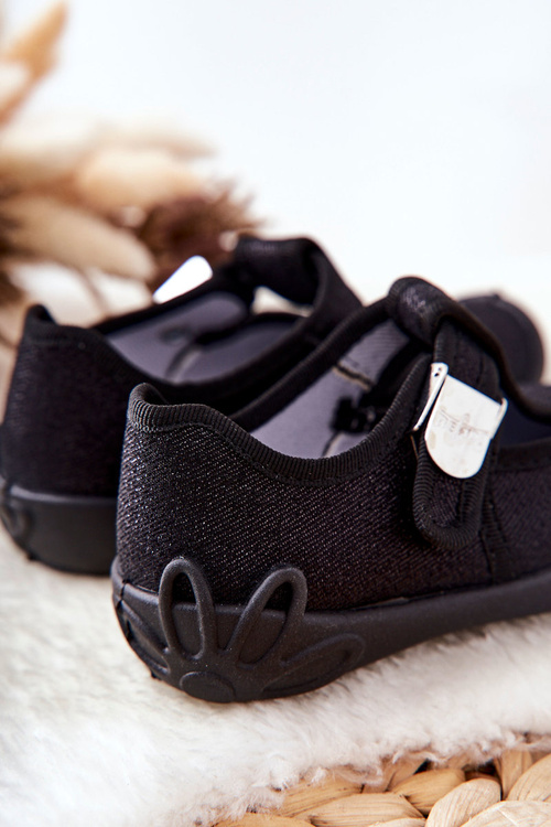 Žabky Baleríny Befado Lesklá 115X006 Černá