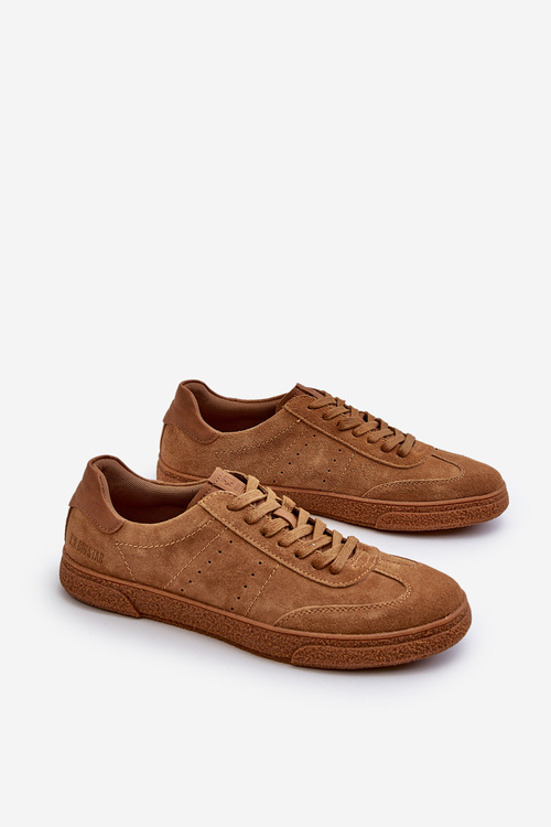 Mužské semišové tenisky Big Star NN174186 Camel