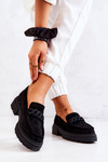 La.fi Suede Shoes La.fi Black Sapphira