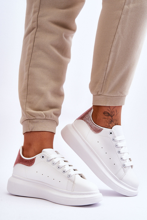 Dámská sportovní obuv na platformě bílá Eliso