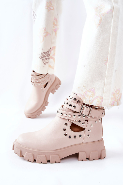 Vernelle Beige Workers s kamienkami na platforme