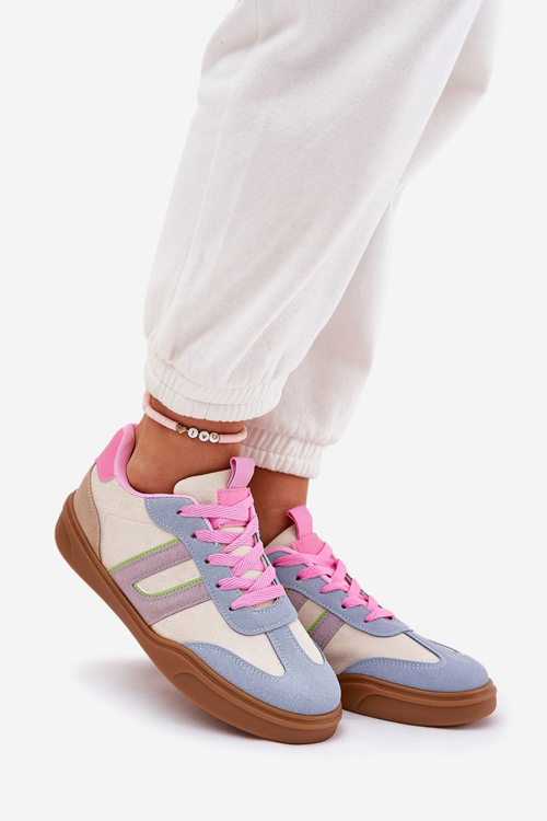 Dámské Tenisky Z Eko Semiše Multikolor Satylies