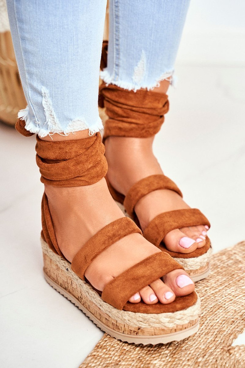 Dámské Sandály na vysoké podrážce Camel La Favorite