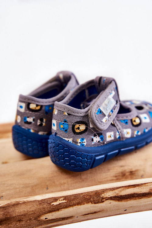 PAPCI topánky Befado Animals 533p020 šedá