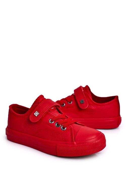 Veľká hviezda EE374036 Red Leather Sneakers