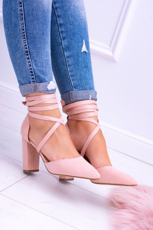 Dámske ružové ružové čerpadlá