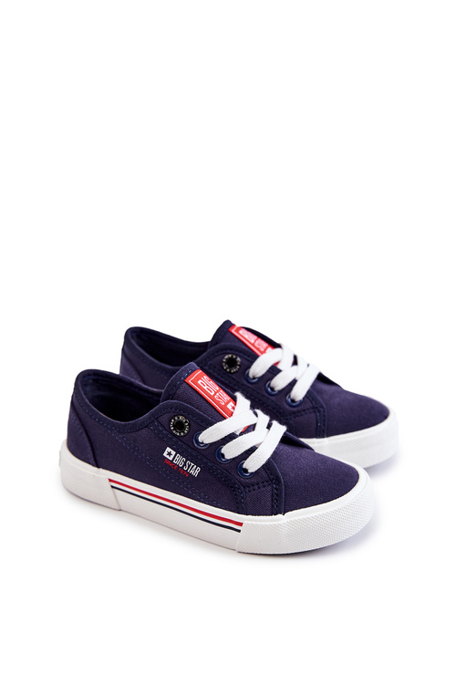 Detské nízke tenisky Veľká hviezda JJ374173 Navy Blue