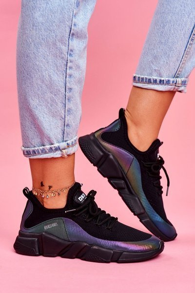 Dámske športové topánky Big Star Black FF274A053