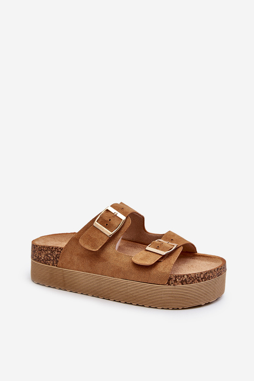 Dámske sandále na platforme s pripevnením Camel Lolpey