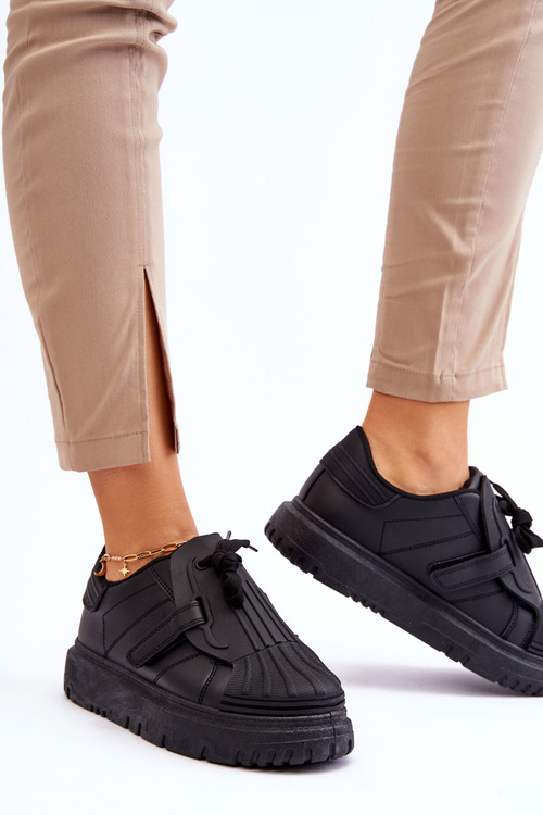 Dámska módna športová topánka čierna genéza