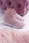 Detská mládežnícka športová topánky Brocade Pink Deva