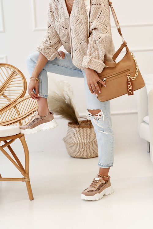 Dámske tenisky na masívnom khaki Daydreamer Sole