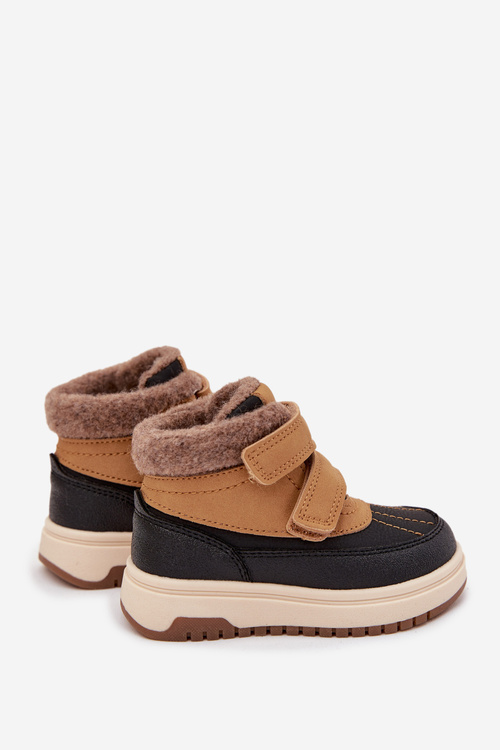 Detské zimné topánky snehule na suchý zips Camel Darlene