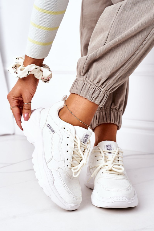 Dámská Sportovní Obuv Sneakers Big Star EE274460 Bílé
