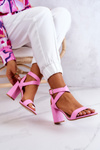 Elegantné sandále na Post Pink Michele