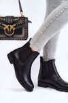 Čierne kožené topánky