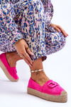 Dámské klasické espadrilky na platformě Fuchsie Maurine