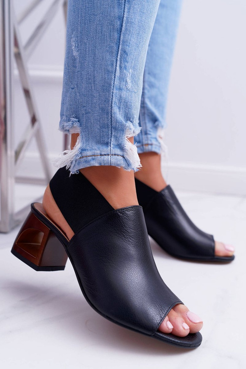 Kožené sandále s Laura Messi 1919 Welt