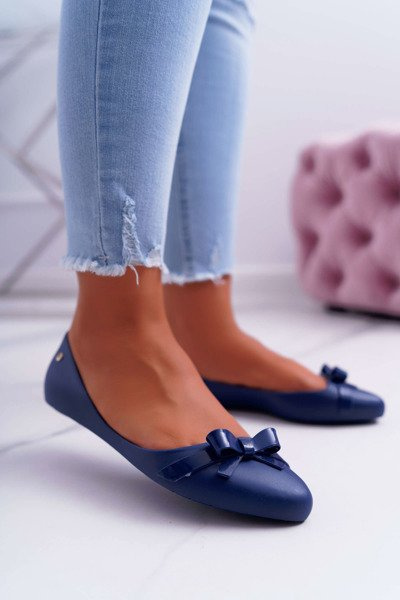 Dámske námornícke modré lamellasty syntetizátor