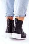 Kotníkové Boty Na platformě Černá Maciejka 05216-01