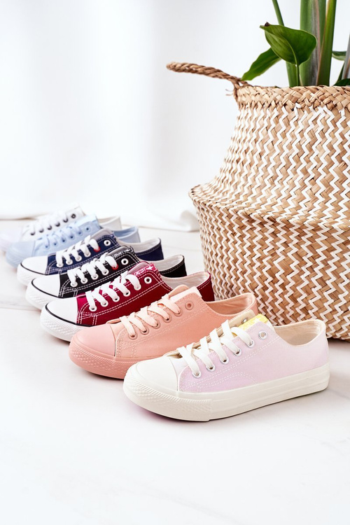 Ženské klasické tenisky Ecoma Pink