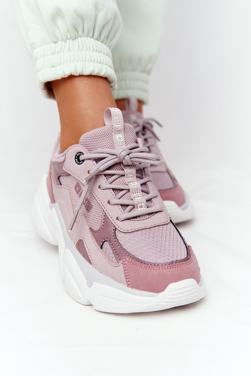 Dámské Tenisky Memory Foam Big Star HH274258 Fialové