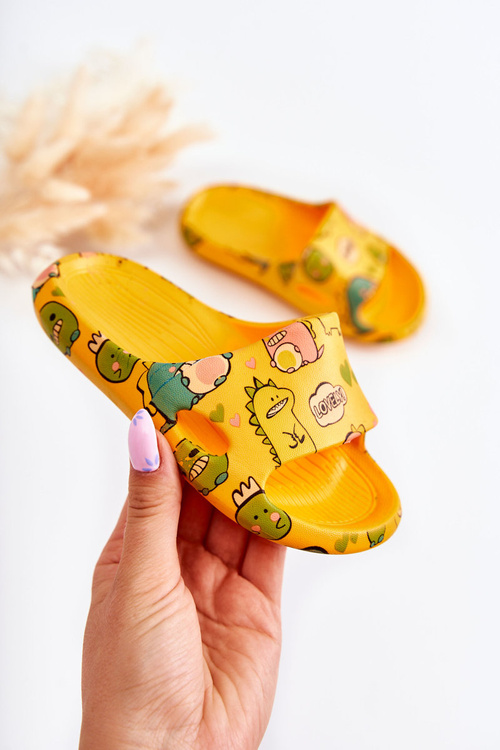 Ľahké detské flip -flops oranžové astro