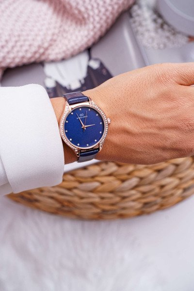 Dámske hodinky Giorgio a Dario s zirkónmi Navy Blue Prime