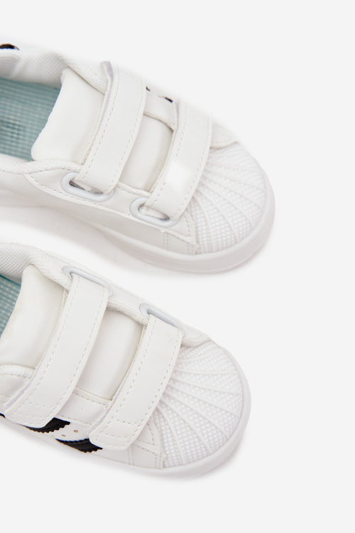 Detské Športové Tenisky Sneakers Z Eko Kože Biele Renel