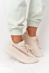 Dámská Sportovní Boty Sneakers Béžové Amazing