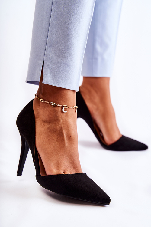 Klasické semišové vysoké podpätky Sofya