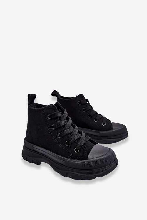 Dětské vysoké tenisky ČernE Freeze