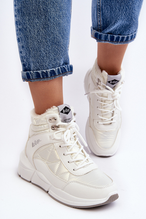Ocieplené Dámské Boty Na Platformě Lee Cooper LCJ-23-44-1983L Bílé