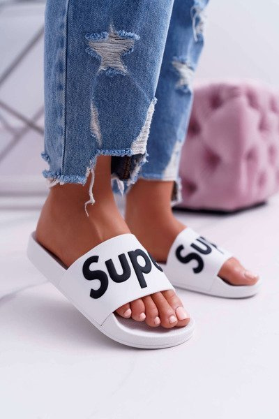 Dámské nazouváky bílé Super Losaria