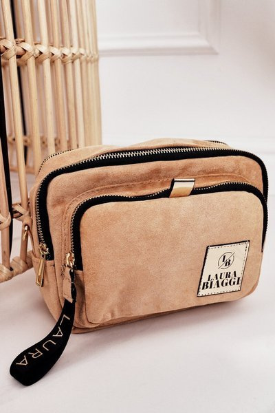 Kabelka Listonoška Kufr LAURA BIAGGI Béžová