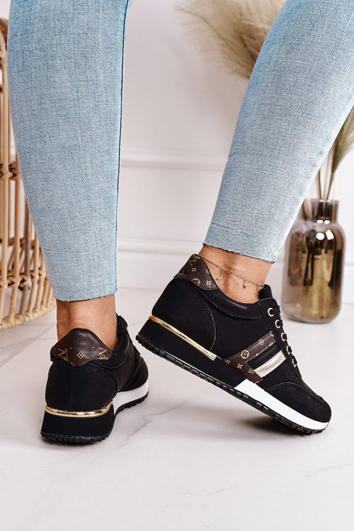 Dámská Sportovní Obuv Sneakersy Černé Lifestyle