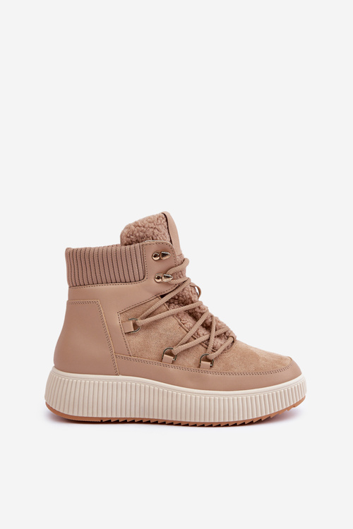 Nízke Snehové Topánky Na Platforme Hnedé Naliora