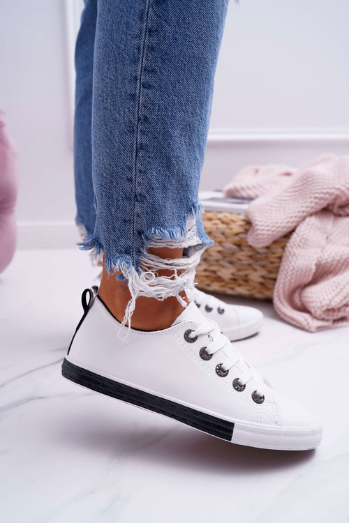 Dámsky biely čierny remienok Nigrid2