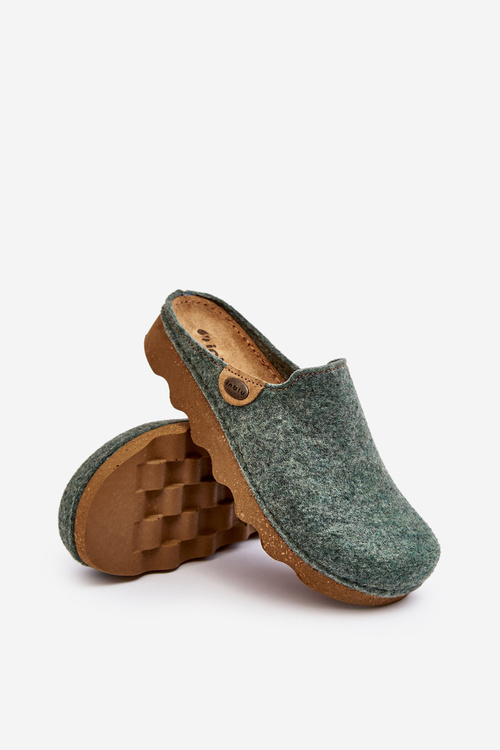 Domáce topánky dámske papuče preventívne inblu dk000011 zelené