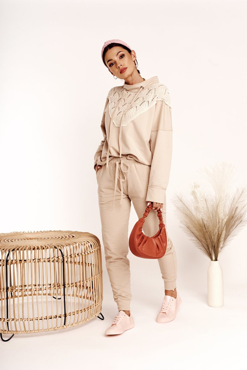 Dámske kožené tenisky Big Star HH274141 Svetlo ružová