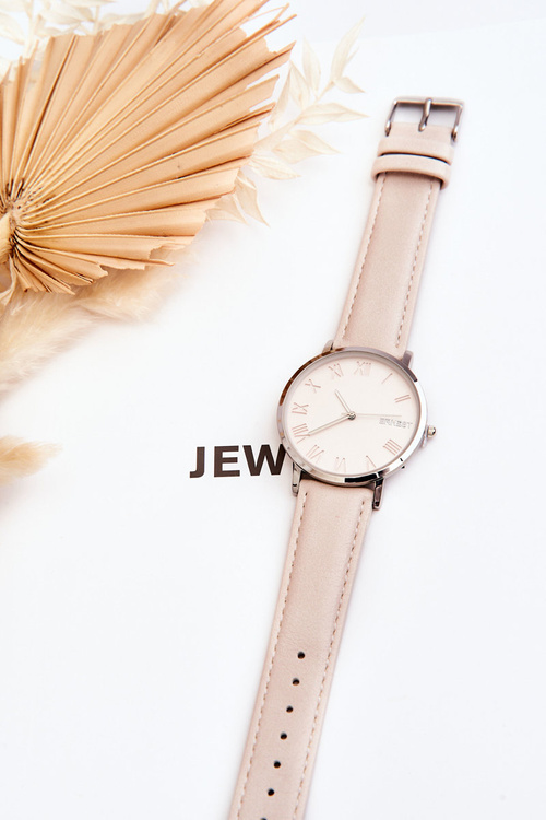 Dámske analógové hodinky na základni Ernest Light Base Base Base