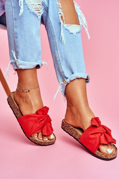 Dámske korok žabky Red Felis luky