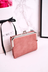 Malá Dámská Peněženka Se Zapínáním Na Háček Růžová