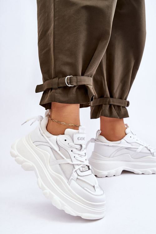 Športové topánky na masívnej platforme Goe LL2N4029