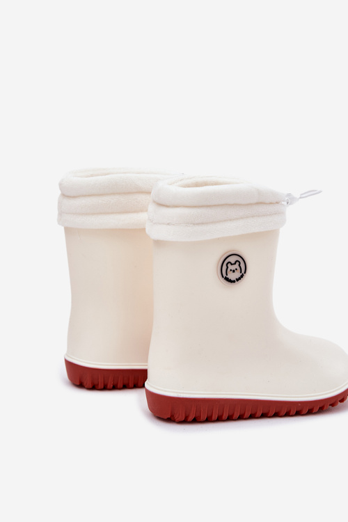 Dětské Gumové Boty S Teplou Výstelkou Světle Béžové Odirisse