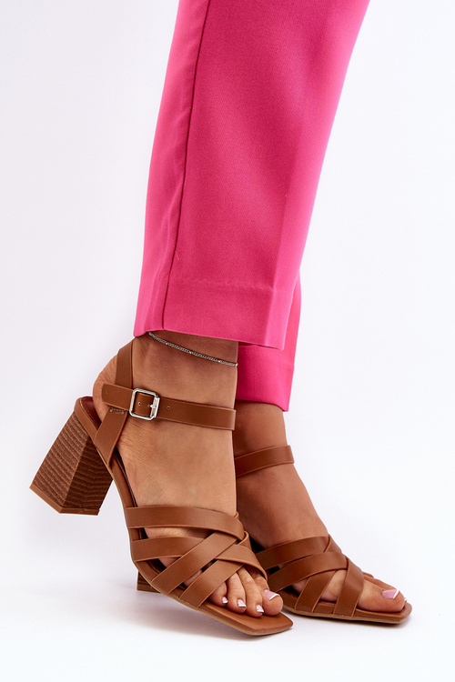 Dámske sandále na opätku Camel Opifiana