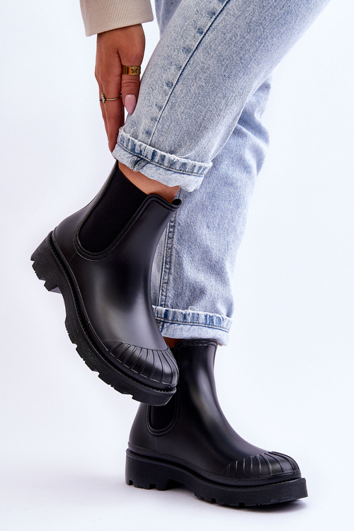 Nazouvací gumové boty Jodhpur Boots Černá Carme